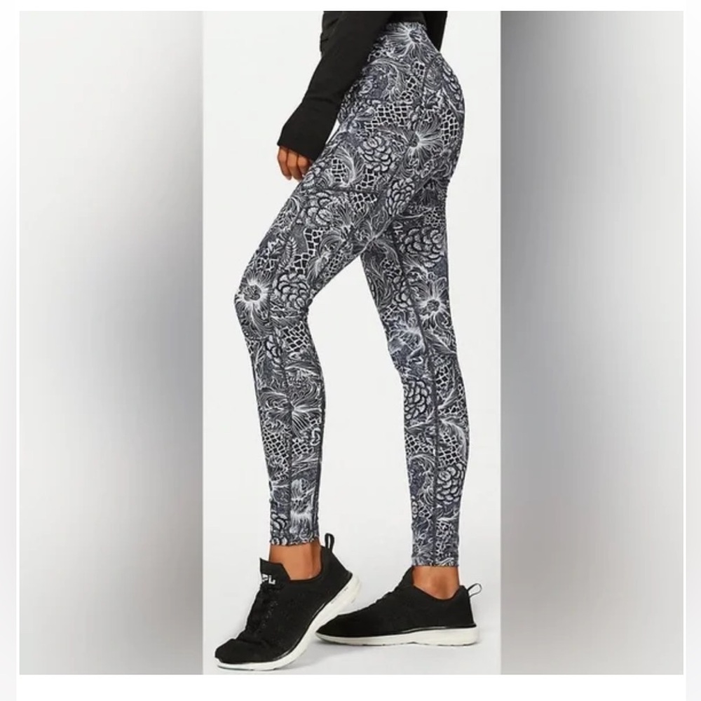 Lululemon Speed Up legging starlight black white 4